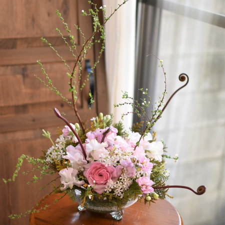 二部構成　生け花風