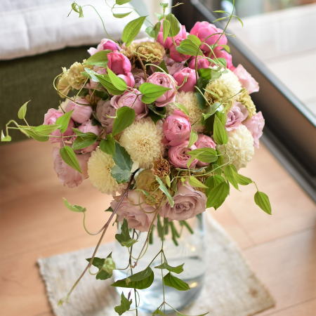 本番クラッチブーケ