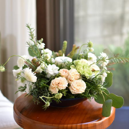 キャンドルアレンジ