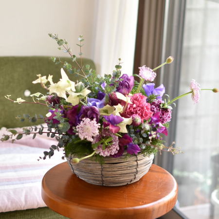 籠アレンジメント