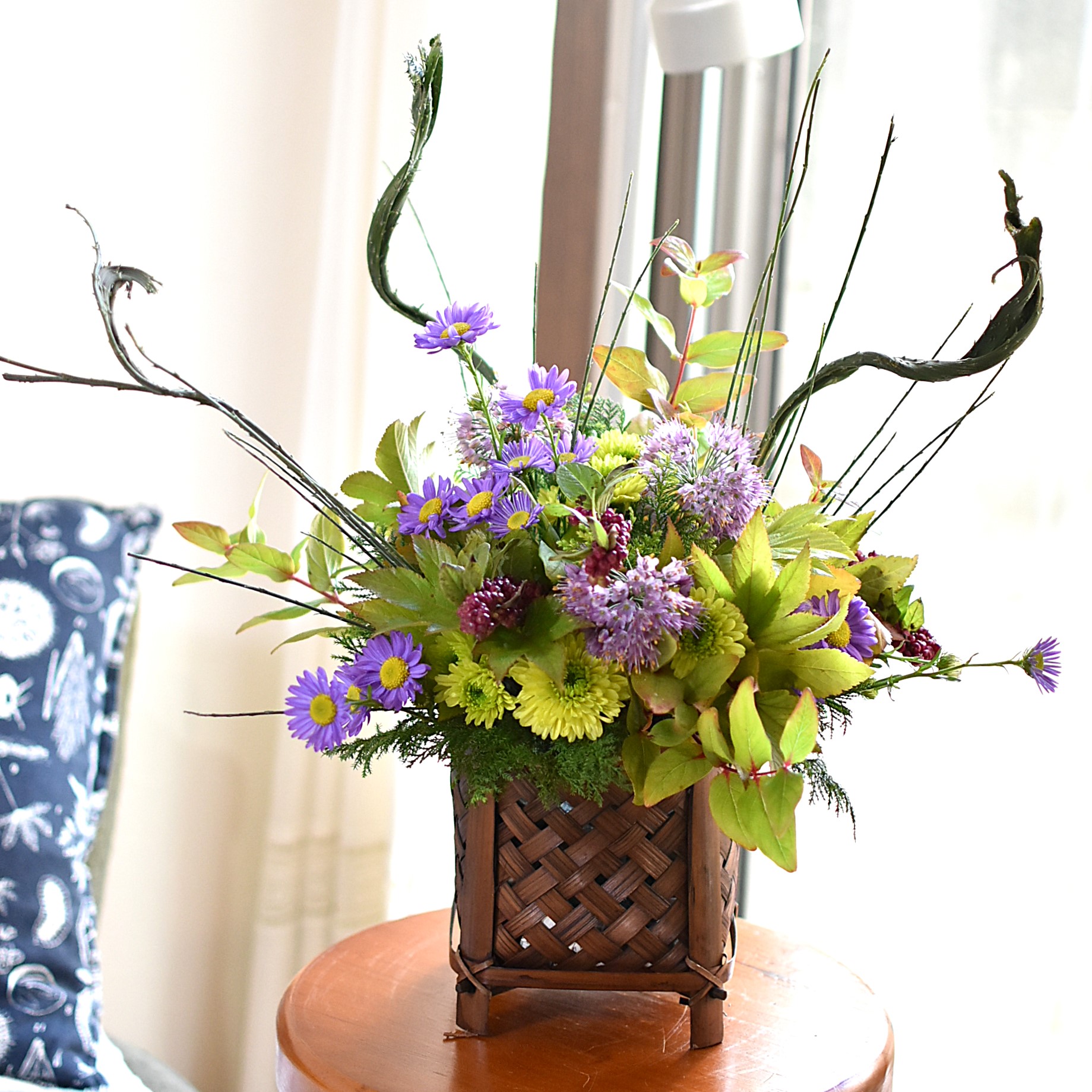 枝のアレンジメント