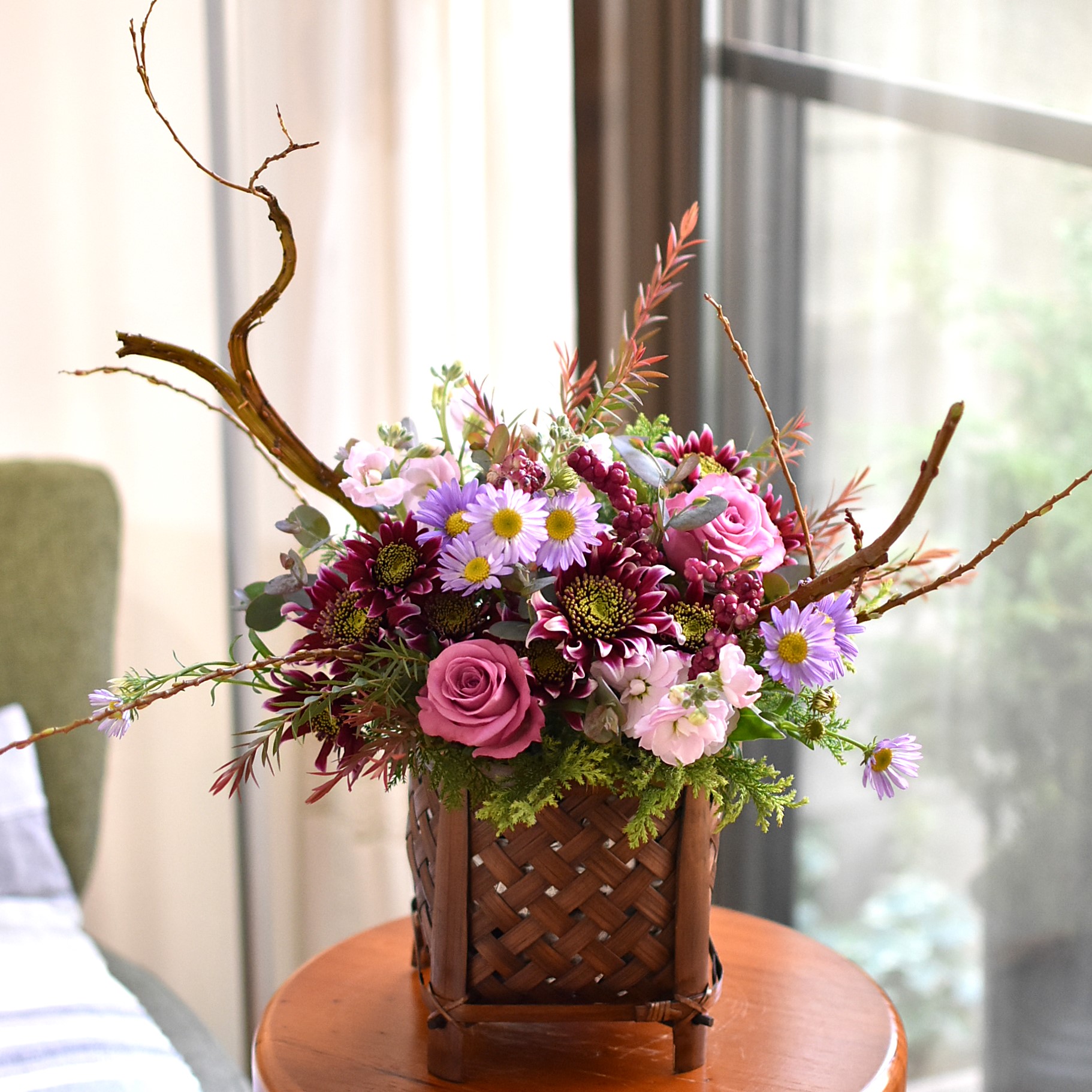 枝のアレンジメント