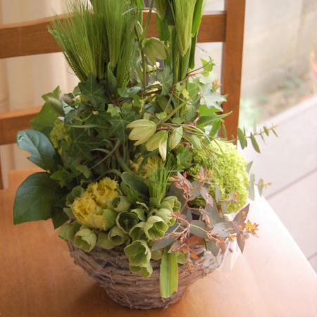 ノン吸水スポンジフラワーアレンジメント